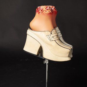 Mod 1970s Huge Chunky Platforms Heels